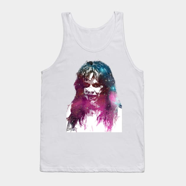 The Exorcist | Regan MacNeil | Linda Blair | Galaxy Horror Tank Top by SlightlyLargerGlasses